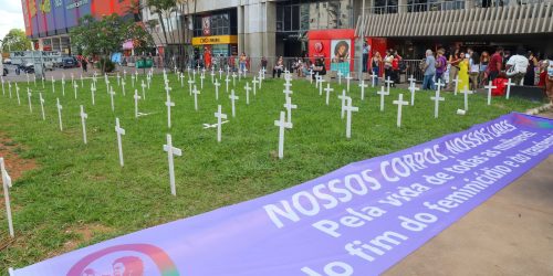 Imagem referente a Manifestação em Brasília pelo Dia da Mulher alerta para violências