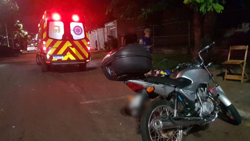 Casal fica ferido em acidente no Santo Inácio