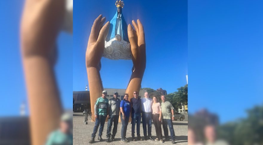 Catedral de Cascavel dá início a 2ª etapa da restauração do monumento de Nossa Senhora Aparecida