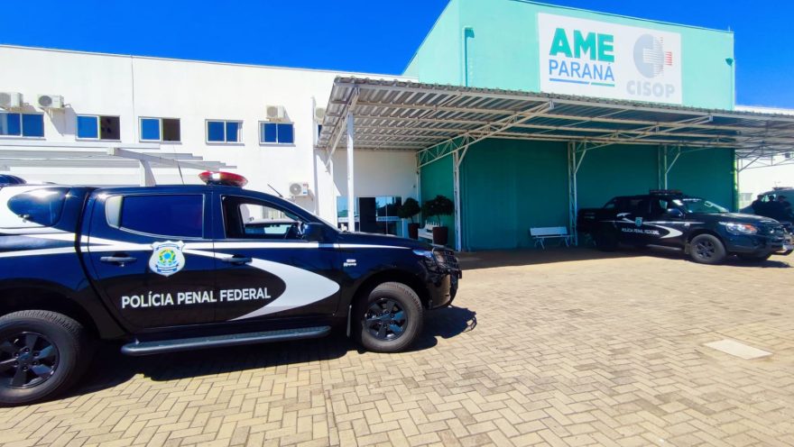 Preso federal é levado ao Cisop de Cascavel para realização de exames