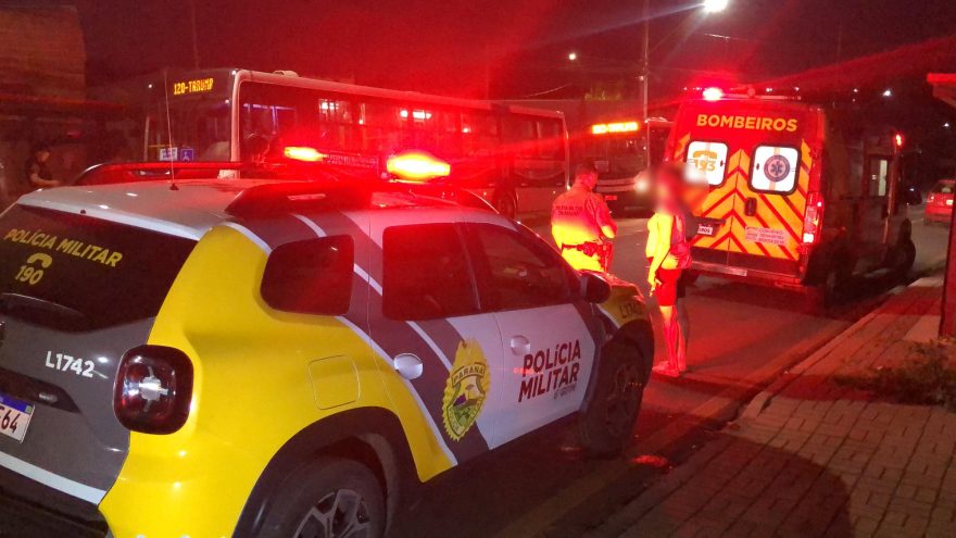 Idosa cai dentro de ônibus na região Norte e sofre suspeita de fratura no tórax