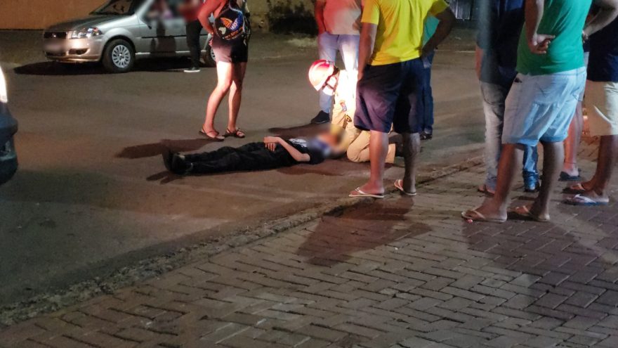 Adolescente fica ferido ao cair de bicicleta no Esmeralda