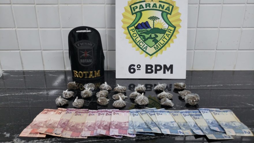 Adolescente suspeito de tráfico de drogas é detido no Riviera