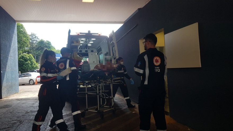 Idoso é transferido de helicóptero ao HUOP após sofrer infarto em Capitão Leônidas Marques