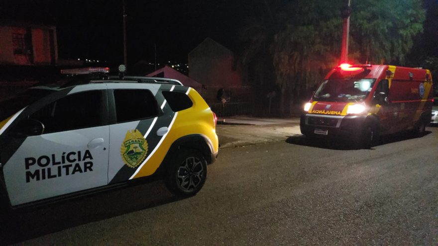 Casal vítima de agressão é atendido pelo Siate no Sanga Funda