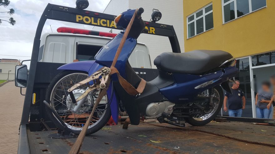 Polícia Militar recupera Honda Biz furtada em Cascavel