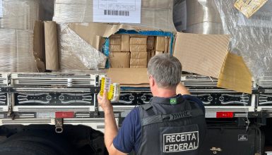 Imagem referente a Receita Federal apreende R$ 2 milhões em mercadorias contrabandeadas em Cascavel