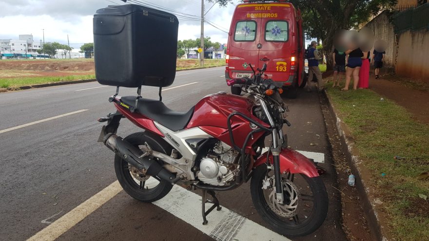 Motociclista fica ferido em acidente no São Cristóvão