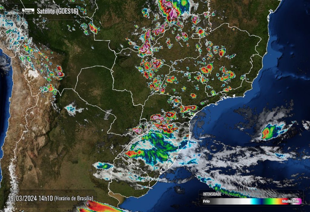 Previsão de calor, nuvens carregadas e máxima de 31°C em Cascavel nesta quarta-feira
