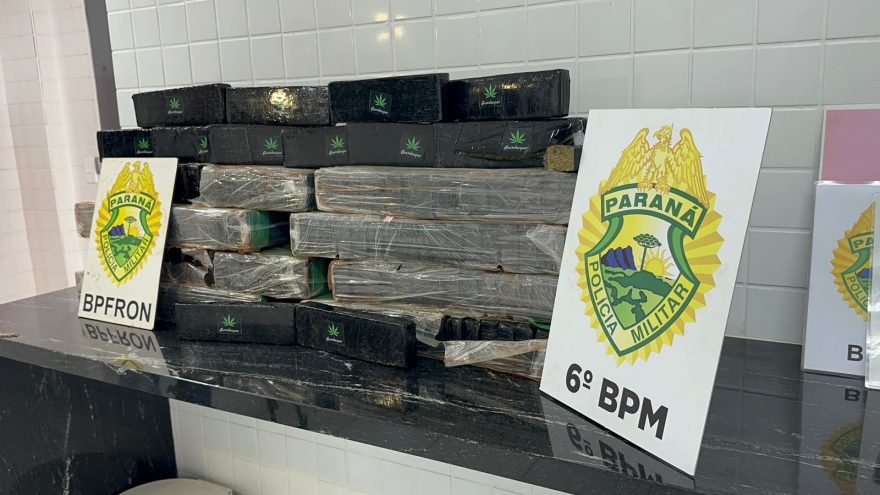 Serviço de inteligência do BPFron apreende 91 kg de maconha no Bairro Canadá