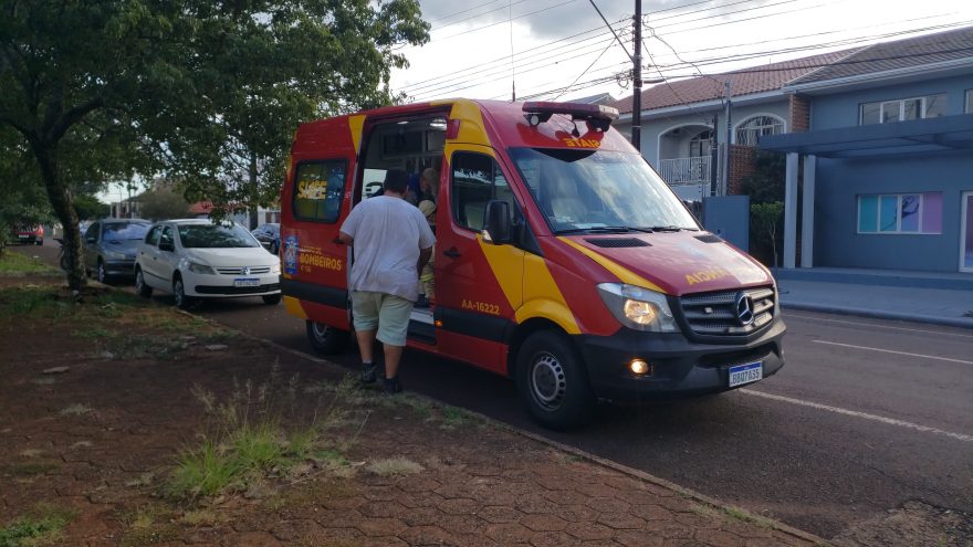 Motociclista fica ferido em acidente entre Creta e BIZ na Salgado Filho com a Curitiba