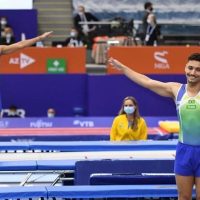 Rayan Dutra garante vaga nos Jogos de Paris na ginástica de trampolim