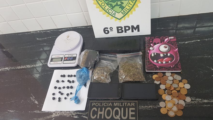 Dois são presos com drogas no Parque São Paulo