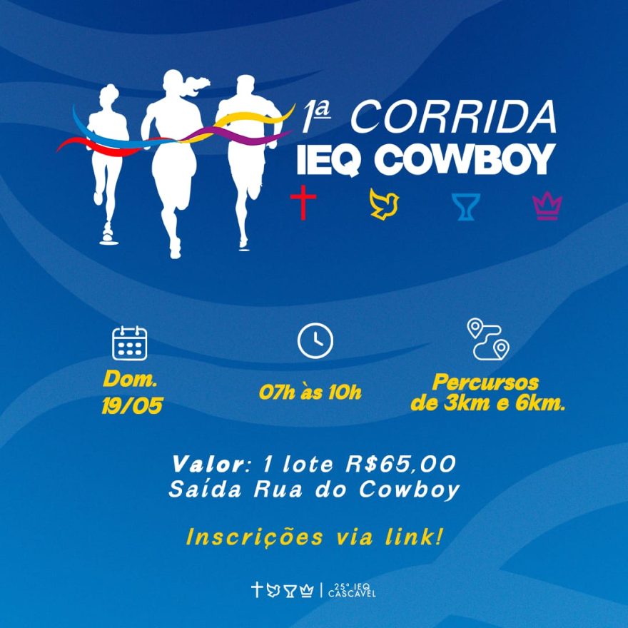 1ª Corrida IEQ Cowboy une esporte, saúde e solidariedade