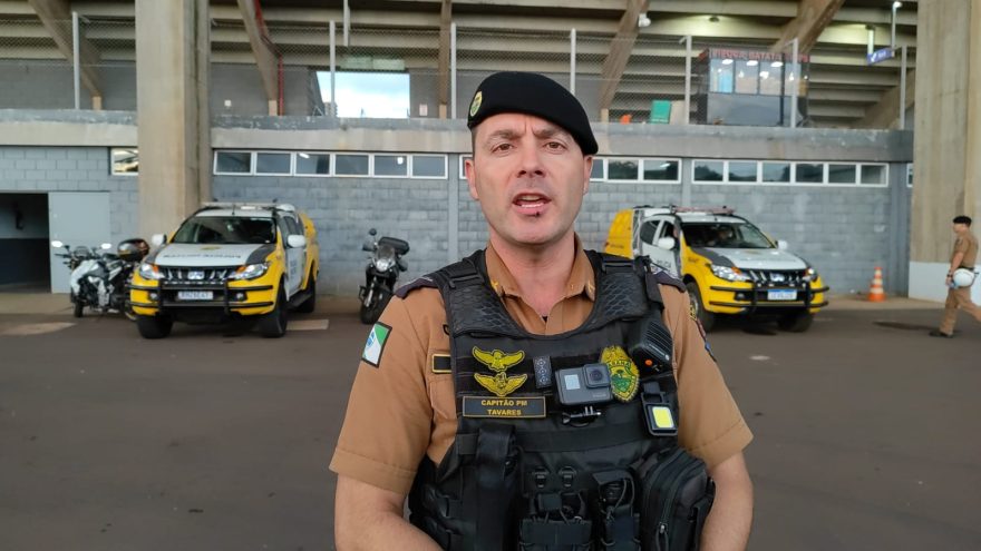 Polícia Militar fala sobre segurança reforçada no Estádio Olímpico Regional