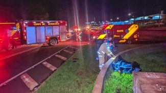 Motociclista morre em grave acidente na rodovia BR-277 em Santa Tereza do Oeste