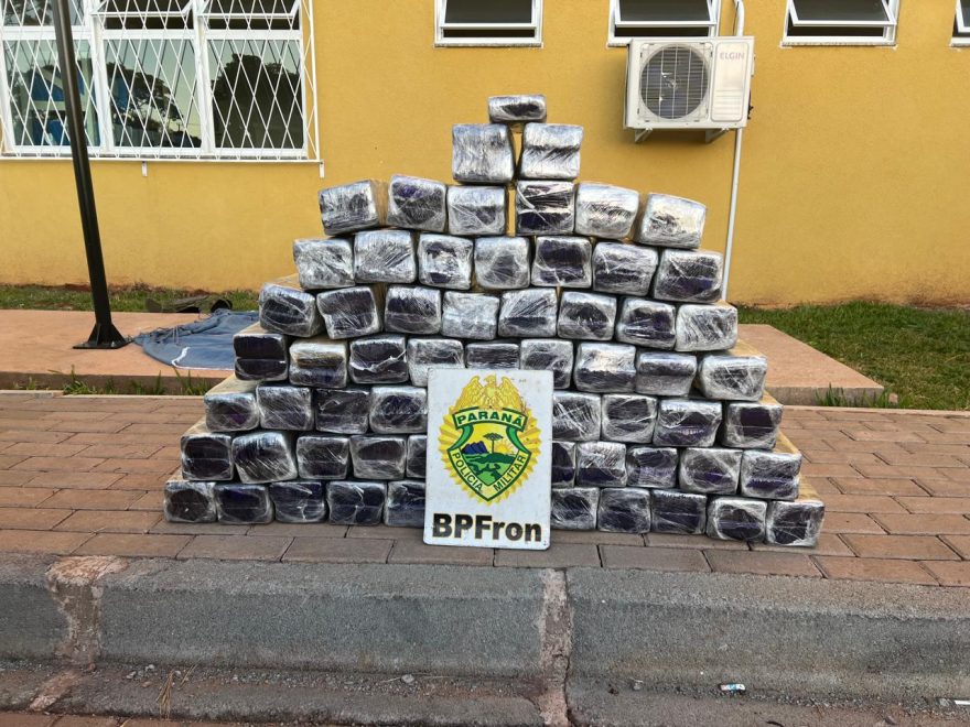Operação Protetor: BPFRON apreende mais de 120kg de maconha em Santa Tereza do Oeste