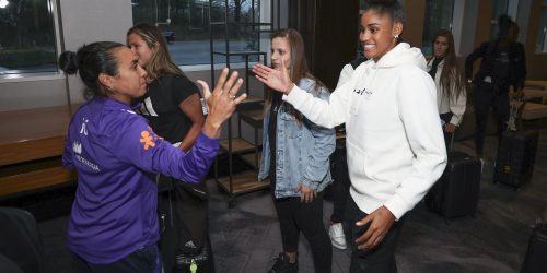 Imagem referente a Seleção feminina se apresenta nos EUA para disputa do SheBelieves