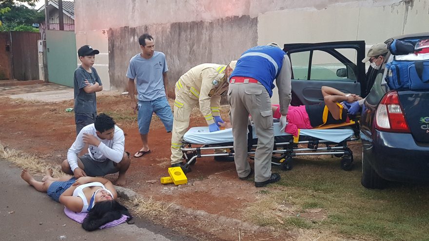 Forte batida entre Gol e Clio deixa duas mulheres feridas no Interlagos