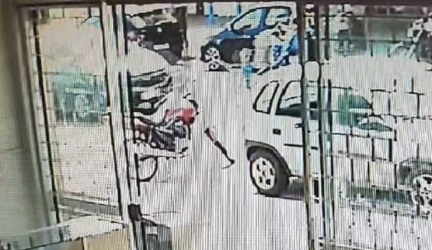 Câmera mostra momento em que criança é atropelada na Avenida Papagaios