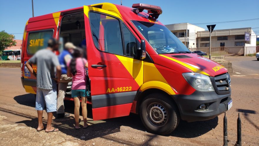 Menina sofre contusão em cotovelo durante brincadeira com amigos no Maria Luiza