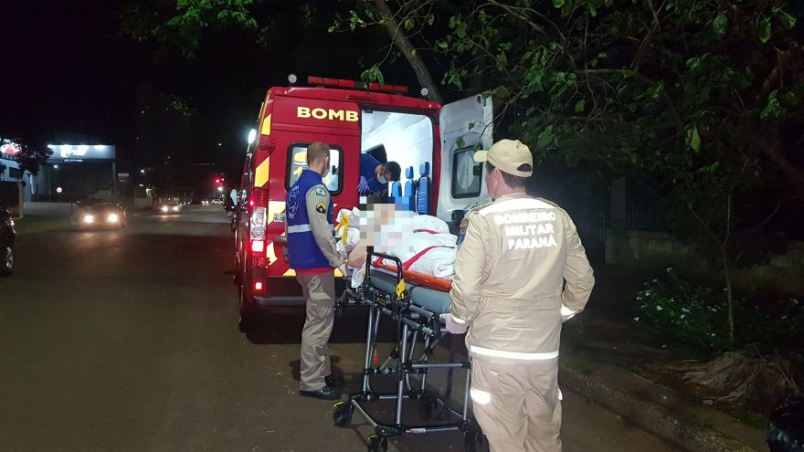 Idosa escorrega no banheiro e é socorrida pelo Siate
