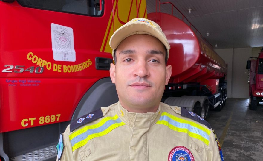 Conforme o Tenente do Corpo de Bombeiros, criança estava na calçada quando foi atropelada