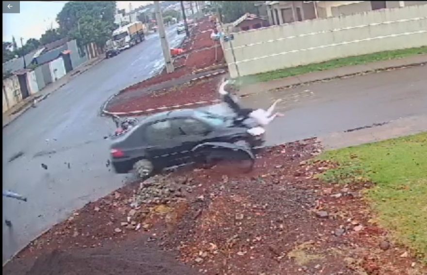Imagens fortes: Vídeo mostra momento em que criança é atropelada no Bairro Periolo