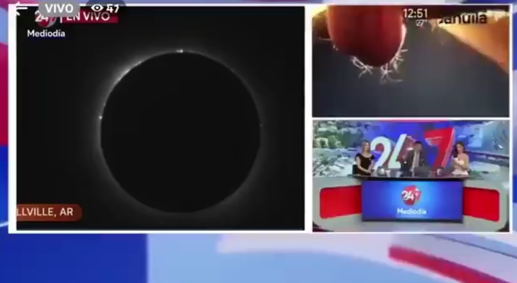 Bola Fora: Canal exibe imagens de eclipse e homem nu aparece em transmissão  ao vivo | CGN - O maior portal de notícias de Cascavel e do Paraná