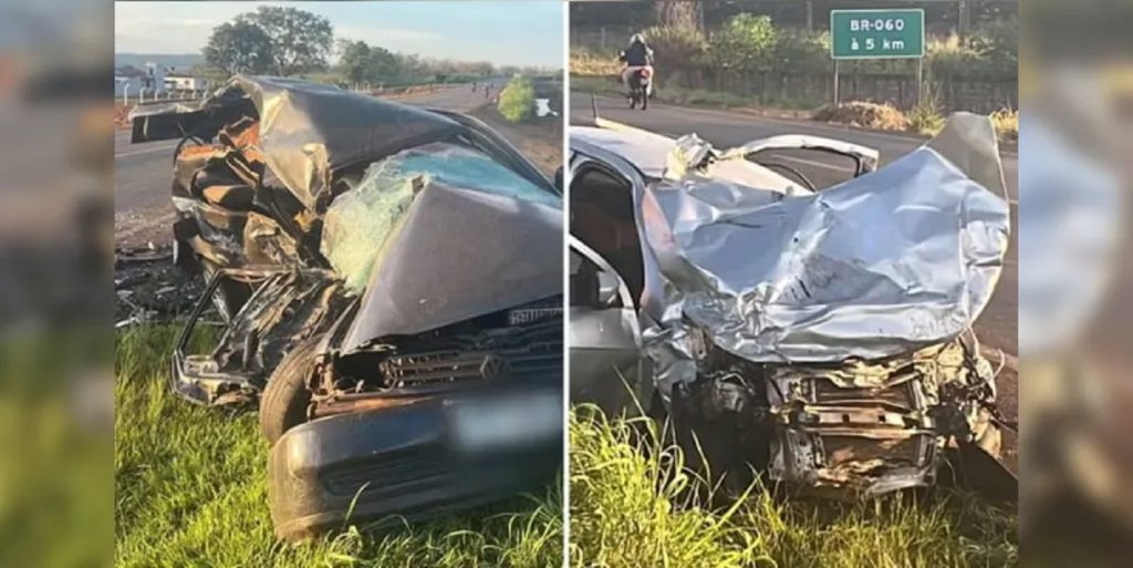 Trágico acidente entre Gol e Voyage deixa oito mortos em Goianápolis