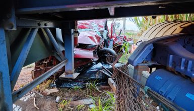 Imagem referente a Homem morre em grave acidente na BR-277 entre Cascavel e Santa Tereza