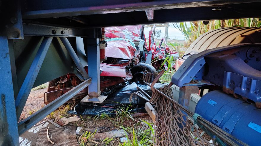 Homem morre em grave acidente na BR-277 entre Cascavel e Santa Tereza