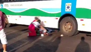 Imagem referente a Morre idoso atropelado por ônibus na saída do Terminal Oeste