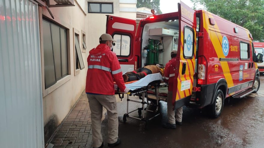 Homem é socorrido após ser encontrado caído na rodovia PR-180
