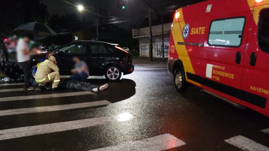 FOX e Yamaha Colidem no Centro de Cascavel