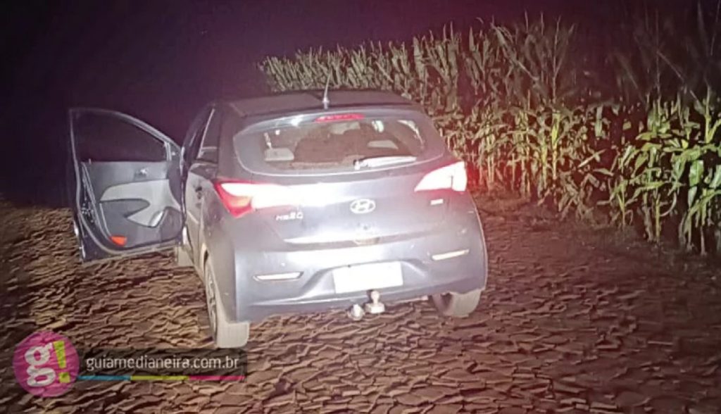 PM recupera veículo levado em assalto à motorista de aplicativo em Medianeira