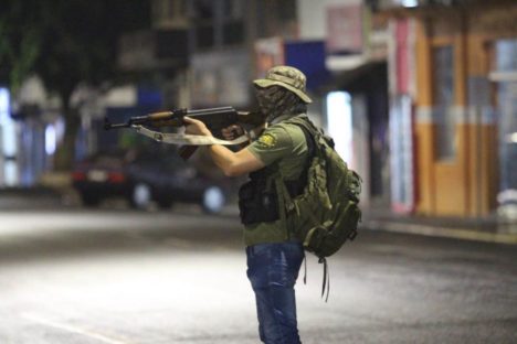 PMPR promove exercício de combate a ataques violentos em Wenceslau Braz