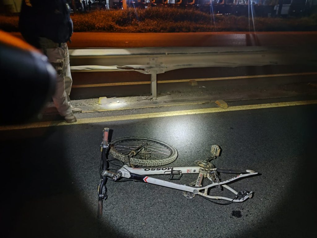 Ciclista de 61 anos morre em grave acidente na BR-373