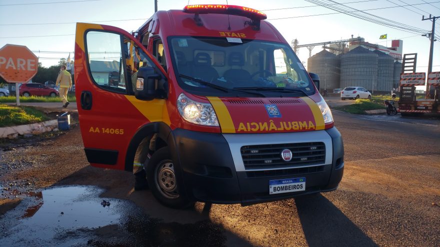 Jovem fica ferido ao sofrer queda de moto na rodovia BR-277, em Cascavel