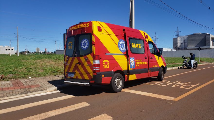 Siate é mobilizado após mulher cair de bicicleta no Tropical III
