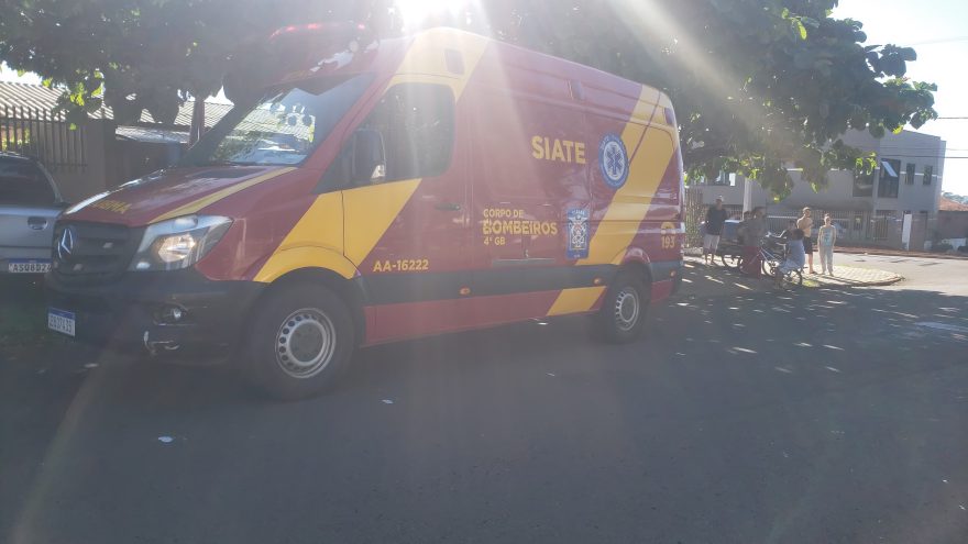 Mais um motociclista é socorrido pelo Siate em Cascavel, desta vez no Periolo
