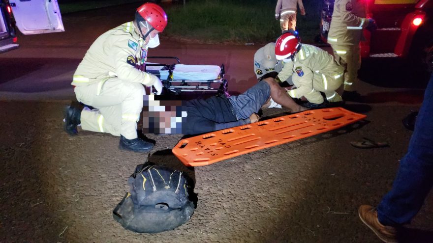 Jovem é atropelado por caminhonete na marginal da BR-277 em Cascavel