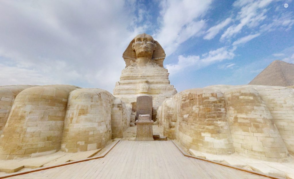 Tour virtual oferece imersão inédita na arquitetura da Grande Pirâmide e da Esfinge de Gizé; faça o tour Tour virtual oferece imersão inédita na arquitetura da Grande Pirâmide e da Esfinge de Gizé; faça o tour