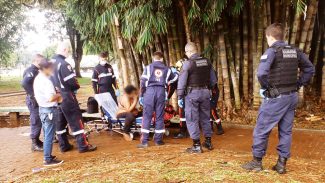Mulher em situação de rua é socorrida após crise de asma