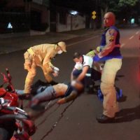 Imagem referente a Motociclista morre em grave colisão com caminhonete no Centro