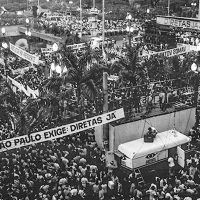 Imagem referente a Caminhos da Reportagem lembra os 40 anos da campanha Diretas Já!