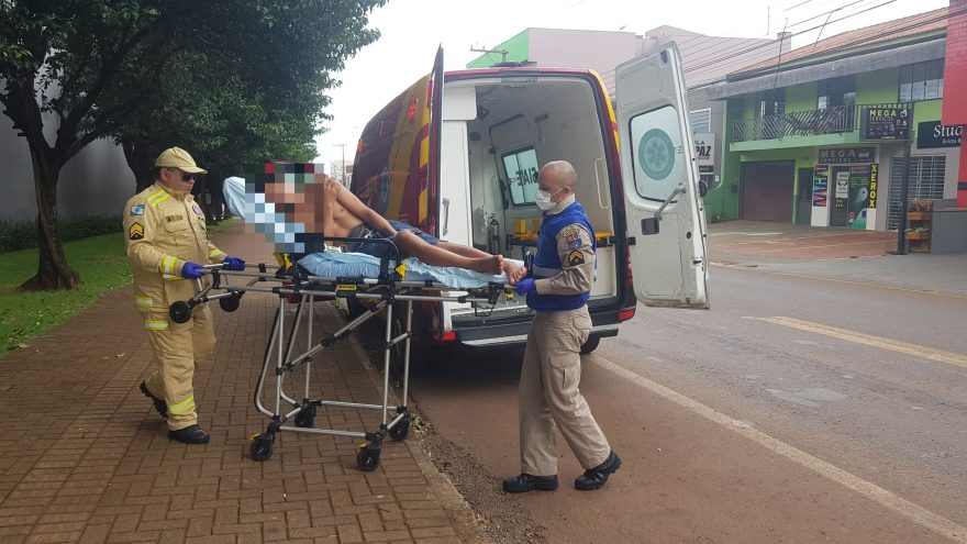 Três dias depois de sofrer acidente, homem aciona socorro do Siate