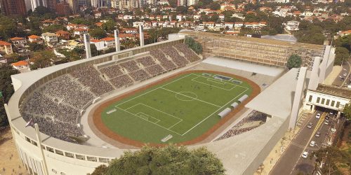 Estádio do Pacaembu deverá ficar pronto em junho, diz concessionária Imagem referente a Estádio do Pacaembu deverá ficar pronto em junho, diz concessionária