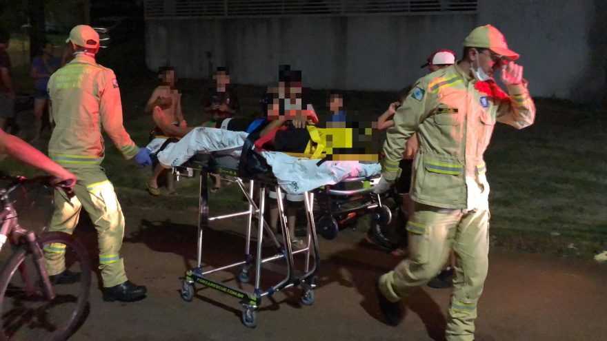 Adolescente sofre lesão grave na perna após ser atropelado no Brasília