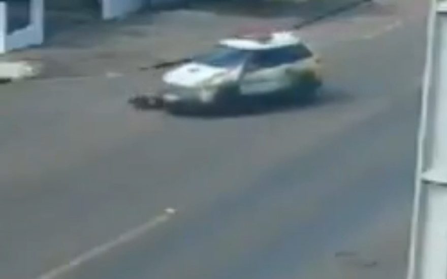 Viatura da PM atropela homem e deixa vítima em estado grave no Paraná